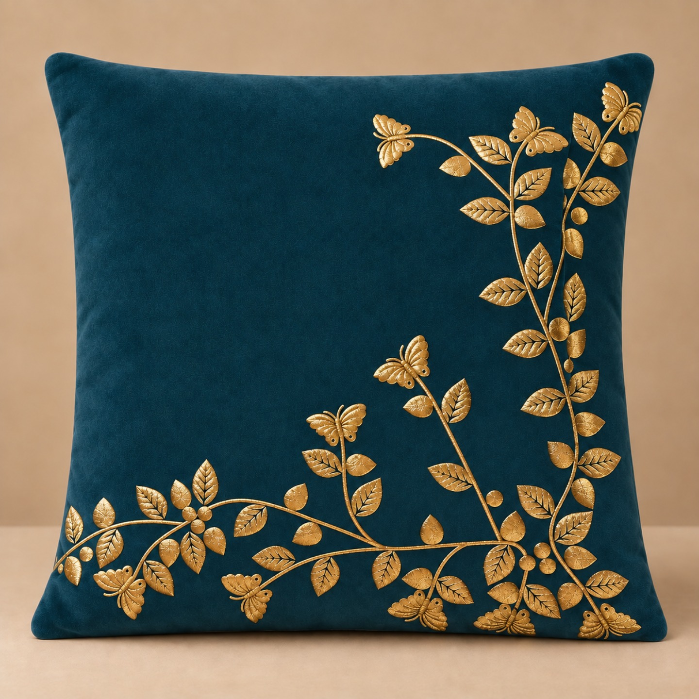 Decorative cushion cover - Teal Blue thumbnail