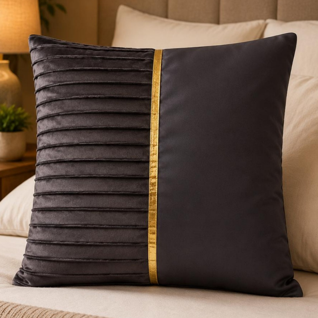 Modern Dimensional Pattern Cushion Cover (Copy) - Charcoal Grey thumbnail
