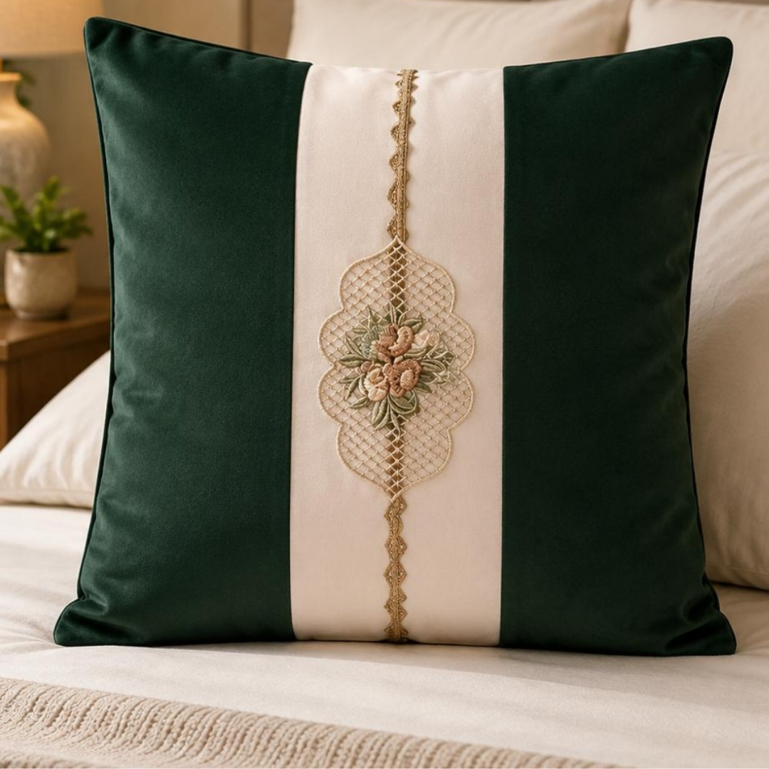 Floral Trellis Stitch Cushion Cover (Copy)