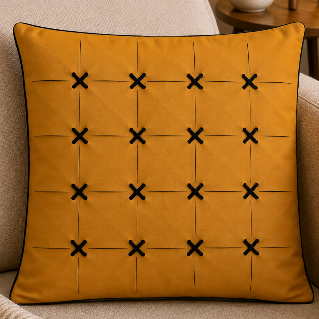 Cross-Tufted Grid cushion Cover (Copy)
