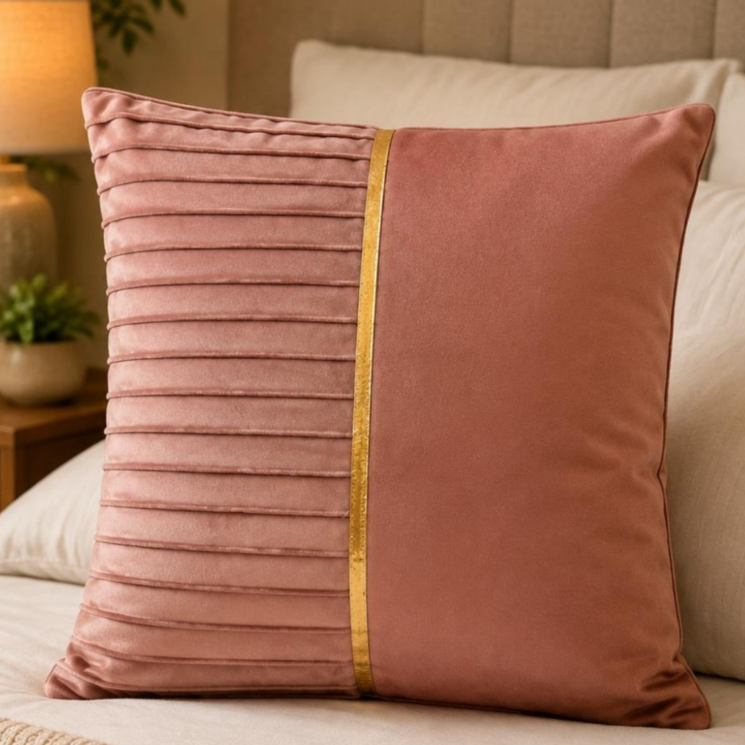 Modern Dimensional Pattern Cushion Cover (Copy) - Dusty Rose thumbnail